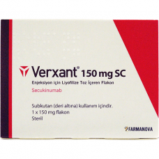 VERXANT / ВЕРКСАНТ 150 MG 1 FLK.(Sekukinumab, Секукинумаб ) Farmanova, Чехия.