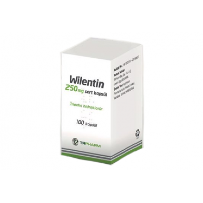 WILENTIN/Cuchel/ Syprine 250 MG 100 CAP.  (Trientine/Триентин ) TRPHARM