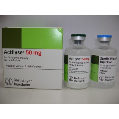 ACTILYSE / АКТИЛИЗЕ 50 MG 1 FLK. (Alteplase /	Alteplase)  BOEHRINGER