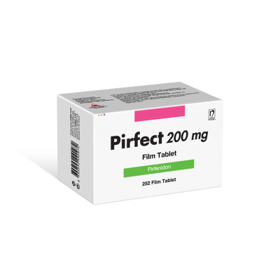 PIRFECT / ПИРФЕКТ / ЭСБРИЕТ/ ESBRIET 600 MG 120 FTB. (Pirfenidone / Пирфенидон)  НОБЕЛЬ ФАРМ , ТУРЦИЯ