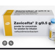 ZAVICEFTA / ЗАВИЦЕФТА 2/0,5 G INF SOL. (Avibactam, Ceftazidime/Авибактам, цефтазидим) PFIZER
