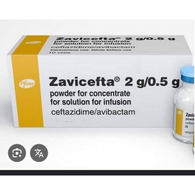 ZAVICEFTA / ЗАВИЦЕФТА 2/0,5 G INF SOL. (Avibactam, Ceftazidime/Авибактам, цефтазидим) PFIZER