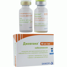 Жевтана, Джевтана (кабазитаксел) 60 мг для інекцій SANOFI Франція