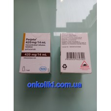 Перьета/PERJETA (пертузумаб) 420 мг  ROCHE, Германія