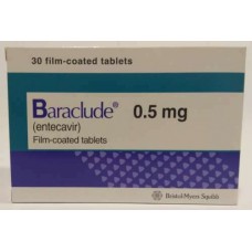 BARACLUDE / БАРАКЛЮД 1 MG 30 FTB. (Entecavir / Энтекавир)  BRISTOL MYERS