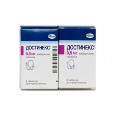 Достинекс (каберголін) 0.5 мг 8 таб PFIZER США