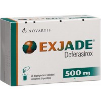 Ексіджад (деферазірокс) 500 мг 28 таб NOVARTIS Швейцарія