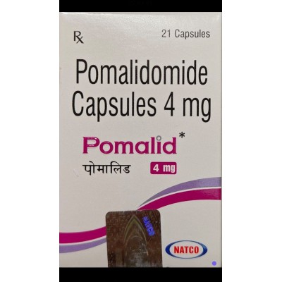 Pomalid (помалідомід) 4 мг 21 таб Natco, Індія