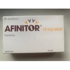Афінітор (еверолімус) 10 мг 30 таб NOVARTIS Швейцарія
