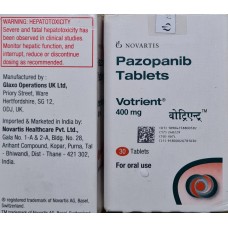 Вотриент (пазопаніб) 400 мг 30 таб. Novartis