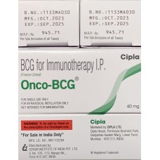 Уро-БЦЖ (Onco-BCG) 40 mg одна доза, Індія