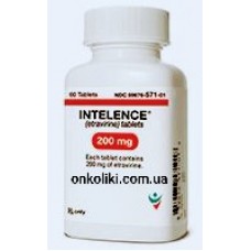 INTELENCE / ИНТЕЛЕНС 100 MG 120 TB. (	Etravirine / Этравирин ) JOHNSON&JOHNSON