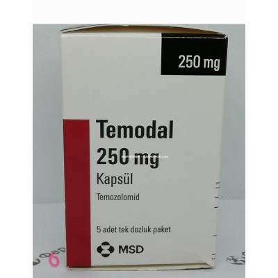 Темодал (темозоломід) 250 мг 5 таб. МSD, Фінляндія