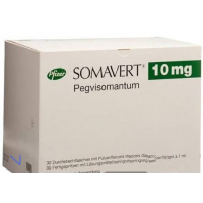 SOMAVERT/СОМАВЕРТ 20 MG 30 FLK (Pegvisomant /Пегвисомант) Pfizer Manufacturing Belgium