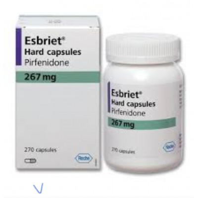 ESBRIET/ЭСБРИЕТ 801 MG 90 FTB. (pirfenidone,пирфенидон)  Ф.Хоффманн-Ля Рош