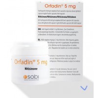 OFRADIN/ОФРАДИН 5 MG 60 CAP.(нитизинон) Нобел Ілач, Турция
