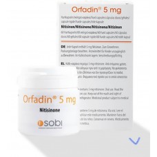 OFRADIN/ОФРАДИН 5 MG 60 CAP.(нитизинон) Нобел Ілач, Турция