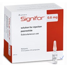 SIGNIFOR / СИГНИФОР 0.9 MG 1 ML 60 AMP.  (Pasireotide / Пасиреотид )