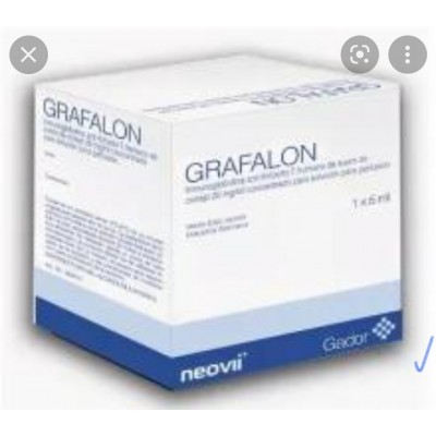 GRAFALON / ГРАФАЛОН 20 MG 5 ML 1 FLK. (Antithymocyte immunoglobulin (rabbit),	Антитимоцитарный иммуноглобулин (кролик) ,FRESENIUS ECZA