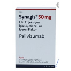 SYNAGIS / СИНАГИС 50 MG 0.5 ML 1 FLK.(Palivizumab, Паливизумаб ) ABBVIE