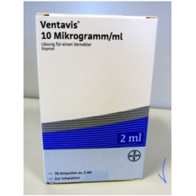 VENTAVIS / ВЕНТАВИС 10 MCG 2 ML 30 AMP. (Iloprost / Илопрост ) BAYER PHARMA