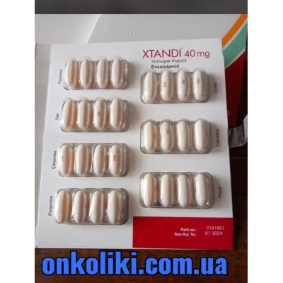 Кстанді, Xtandi (ензалутамід) 40 мг 112 таб. ASTELAS Нідерланди