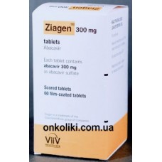 ZIAGEN / ЗИАГЕН 300 MG 60 FTB. (Abacavir / Абакавир)  GLAXO SMITHKLIN