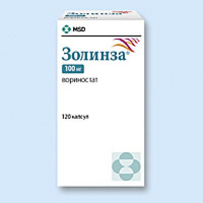 Золінза (вориностат) 100 мг 120 таб, Нідерланди